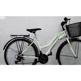 Dorello Beyaz Yesil Model 2650 Model 26 Jant Bisiklet 2650 Model Camurluk Sepetli Model - Beyaz - Yeşil