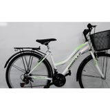 Dorello Beyaz Yesil Model 2650 Model 26 Jant Bisiklet 2650 Model Camurluk Sepetli Model