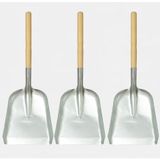 Dorello Dayanıklı Metal Soba Küreği, Isıya Dayanıklı Temizlik Küreği, 3 Adet
