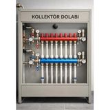 Dorello Metal Kollektör Dolabı, Yer Tipi/Duvar Tipi, Dayanıklı Çelik Gövde, Yerden Isıtma Dağıtım Sistemi
