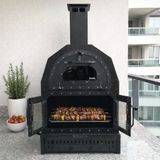 Dorello Odunlu Bahçe Fırını Balkon Fırını & Mangal Ünitesi