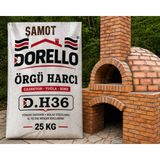 Dorello Şamot Harcı – Ateş Tuğlası Örgü Harcı 20 kg - .