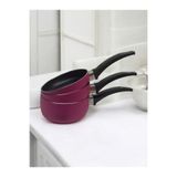 Doremcy 12 cm 3’lü Mini Tava Seti – Sütlük, Wok ve Sos Tavası | Teflon Yapışmaz