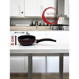 Doremcy 12 cm Teflon Mini Wok Sos Tava Seti Mini Sos Tavası - Çok Renkli - 401 ml