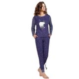 Doremi Bayan Lacivert L-XL Pijama Takımı