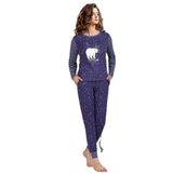 Doremi Bayan Lacivert M/L Pijama Takımı