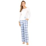Doremi Bayan Pijama Takımı Ekru Uzun Kol S-M