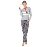 Doremi Bayan Pijama Takımı GRİ MELANJ M-L