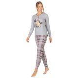 DoReMi Bayan Pijama Takımı GRİ SÜ