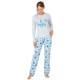 DoReMi Bayan Pijama Takımı MAVİ MELANJ M-L
