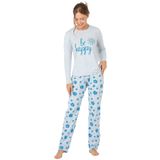 DoReMi Bayan Pijama Takımı MAVİ MELANJ S-M