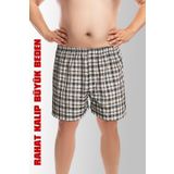 DoReMi Büyük Beden – Rahat Kalıp Pamuklu Klasik Erkek Poplin Boxer