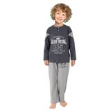 DoReMi Erkek Çocuk Pijama Takımı FÜME 6-7