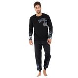 DoReMi Erkek Homewear Pijama Takımı SİYAH XL-XXL