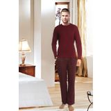 DoReMi Erkek Pijama Takımı BORDO XXL