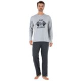 DoReMi Erkek Pijama Takımı (GRİ MELANJ / M)