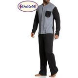 Doremi Erkek Pijama Takımı - XL - 2XL - Siyah