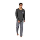 DoReMi Erkek Pijama Takımı,Antrasit L,9520570483537