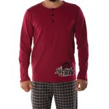 DoReMi Erkek Pijama Takımı,Bordo L,9900570483377