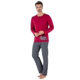 DoReMi Erkek Pijama Takımı,Bordo M,9530570483360