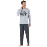 DoReMi Erkek Pijama Takımı,Gri L,TYBCC4JZGCNNDYLT40