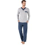 DoReMi Erkek Pijama Takımı,Gri-Mavi M,9720570467193