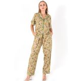 DoReMi Floral Kısa Kollu Kadın Pijama Takım DESENLİ S-M