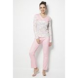 Doremi Kadın Pijama Takımı - L - XL - Pembe