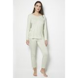 Doremi Kadın Pijama Takımı - S - M - Yeşil