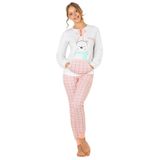 DoReMi Kadın Pijama Takımı,Ekru M,33170380824