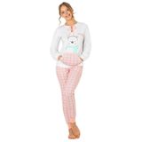 DoReMi Kadın Pijama Takımı,Ekru S/M,9900570539920
