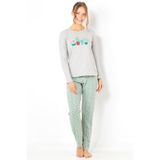 DoReMi Kadın Pijama Takımı,Gri Melanj M,9960570565059