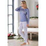 DoReMi Kadın Pijama Takımı,Mavi S/M,9900570529815