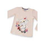 Doremi Kız Çocuk Pijama Takımı - 4 - 5 Yaş - Krem