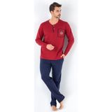 Doremi Miorre Uzun Kol Erkek Pijama Takımı - M - Bordo