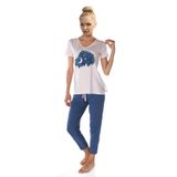 Doremi Night Dreaming Pijama Takımı TOZ PEMBE L-XL