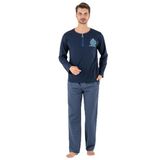 DoReMi Prussian Blue Erkek Pijama Takım LACİVERT L
