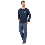 DoReMi Prussian Blue Erkek Pijama Takım LACİVERT XL