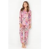 DoReMi Rosy Uzun Kollu Bayan Pijama Takımı DESENLİ S-M
