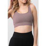 DoReMi Seamless Fitilli Toparlayıcı Pedli Spor Sütyen-161 AÇIK MAVİ S-M