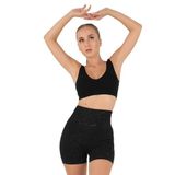 DoReMi Seamless Kalın Askılı Spor Sütyen SİYAH S-M