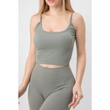 DoReMi Seamless Örme Askılı Büstiyer HAKİ L-XL