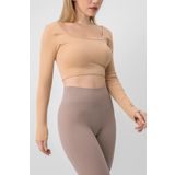DoReMi Seamless Straplez Uzun Kollu Fitilli Büstiyer