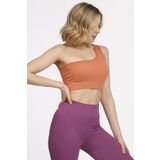 DoReMi Seamless Tek Askı Spor Büstiyer KAHVE S-M