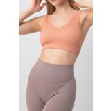 DoReMi Seamless V Yaka Ripli Kalın Askılı Spor Sütyen
