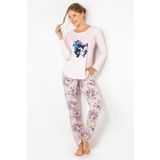 DoReMi Soft Style Bayan Pijama Takımı Toz Pembe S-M Uzun Kol