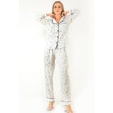 DoReMi Sweat Floral Uzun Kollu Kadın Pijama Takım
