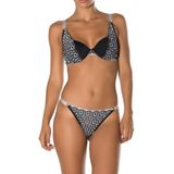 DoReMi Violet Push-Up Dolgulu Dantel Detaylı Sütyen Takım,Siyah 80,9530570494298