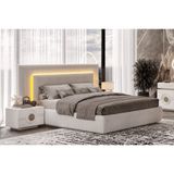 Doressa Avalon Bazalı Karyola - 160 x 200 - Krem