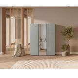Doressa Bony Grey 3 Kapılı Gri Gardırop